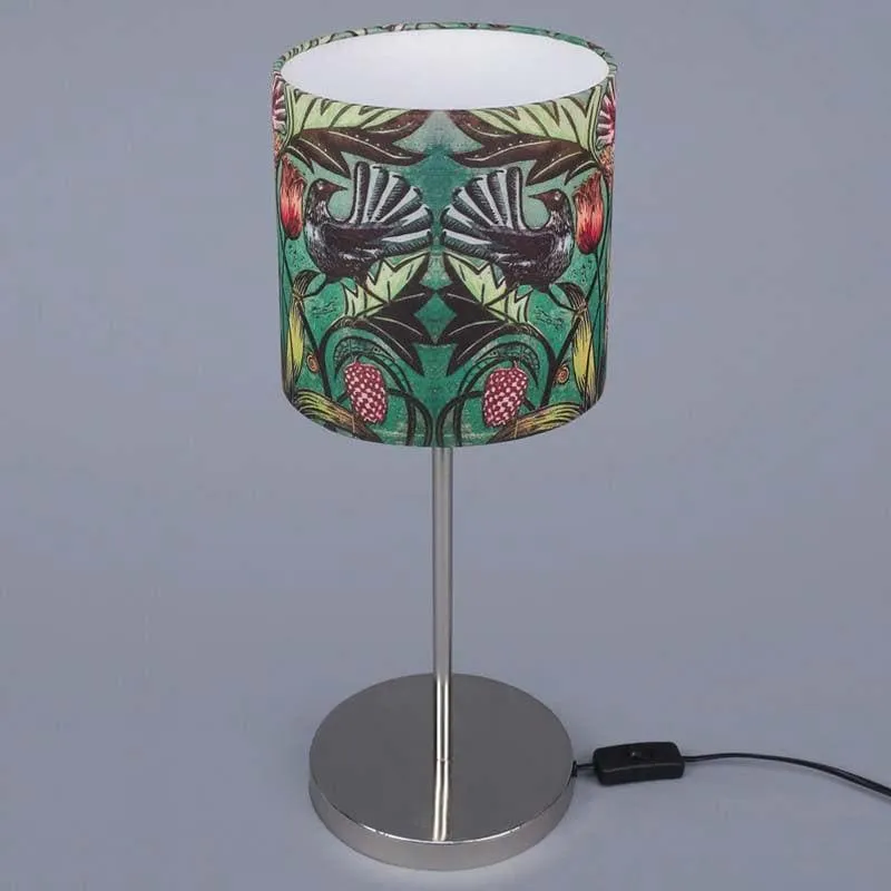 Utopia Metal & Fabric Table Lamp - Multicolor media 7
