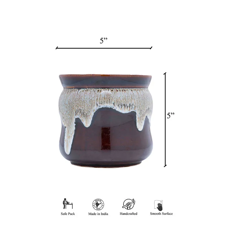 Honey Drip Planter - Brown media 5