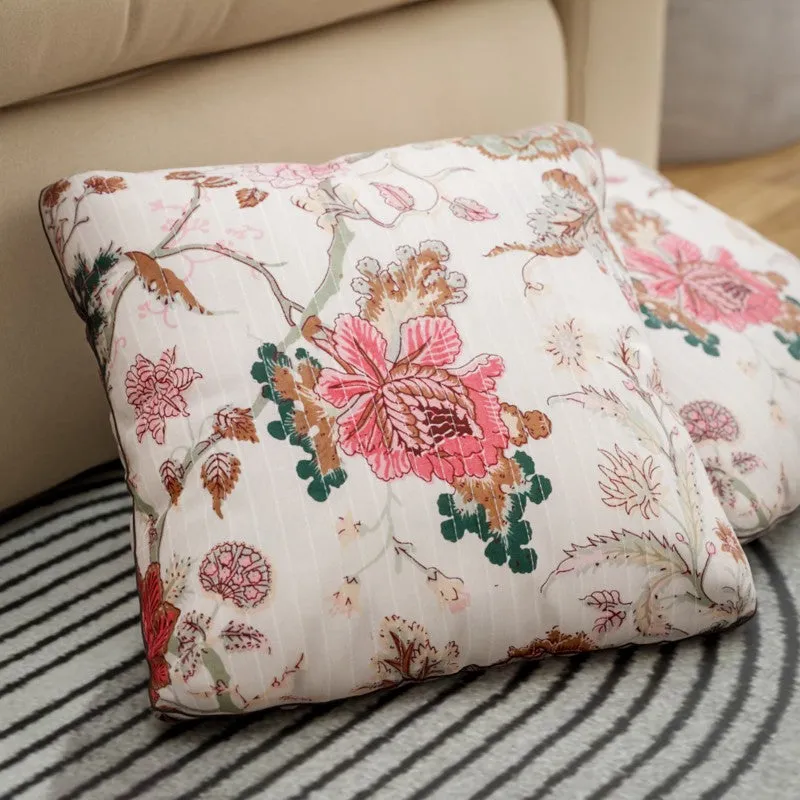 Petal Cascade Cotton Cushion Covers - Set Of Five media 5