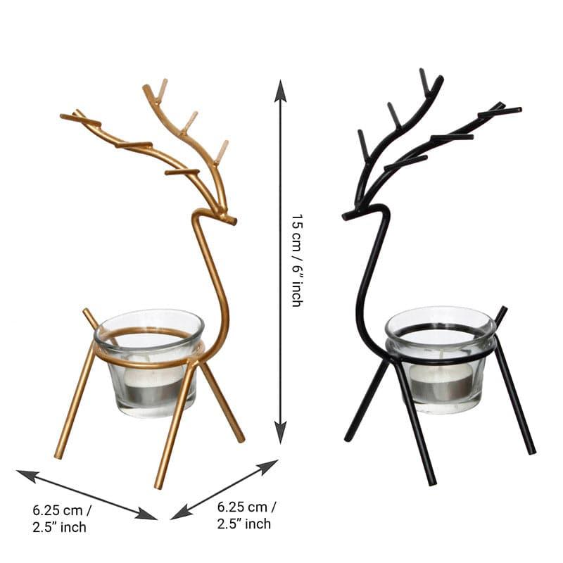 Deer Dream Tealight Candle Holder - Set Of Two media 4