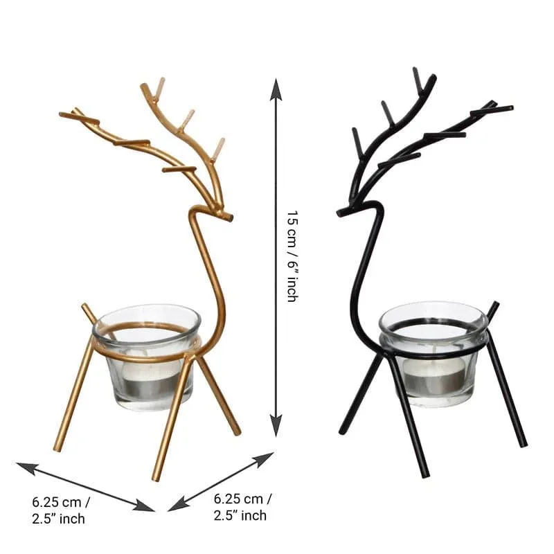 Deer Dream Tealight Candle Holder - Set Of Two media 4