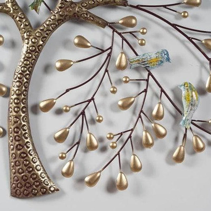 Golden Tree Of Life Metal Wall Accent media 4