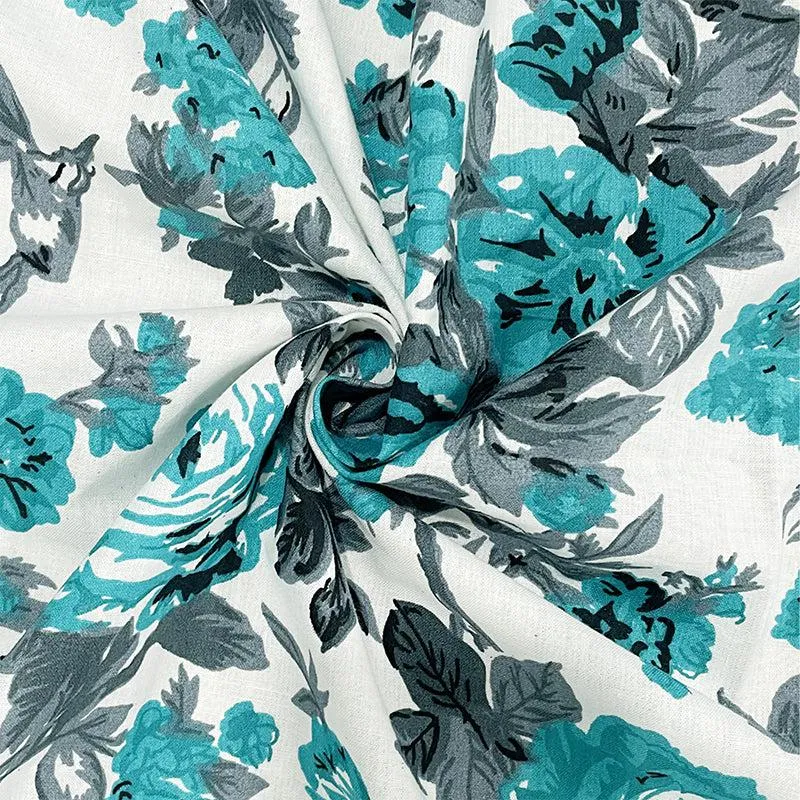 Swayam Tesse Floral Cotton Dohar - 110 GSM media 5