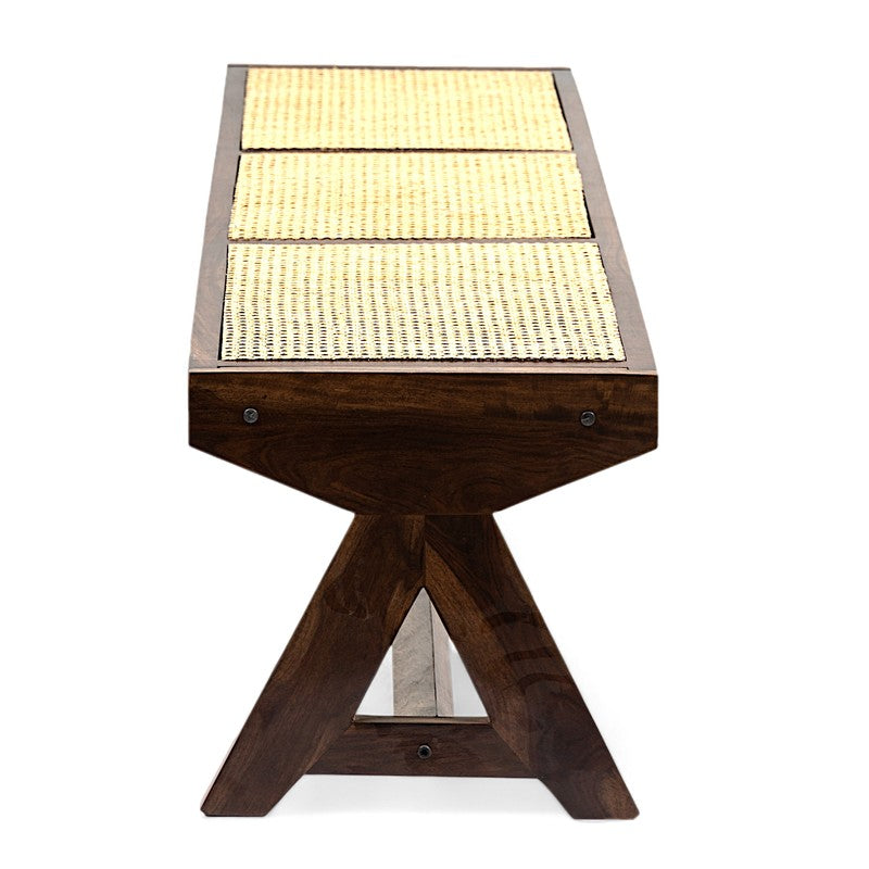 Clovex Sheesham Wooden Bench - Beige media 4