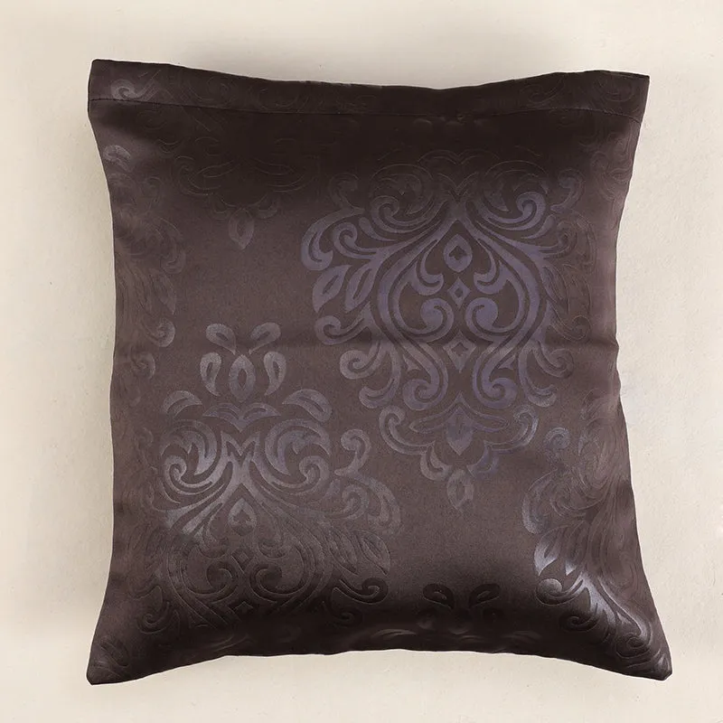 Swayam Basik Printed Cushion Cover (Black) - Set of Two media 3