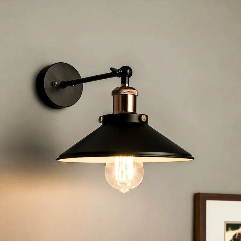 Avena Cone Metal Wall Lamp - Rose Gold media 1