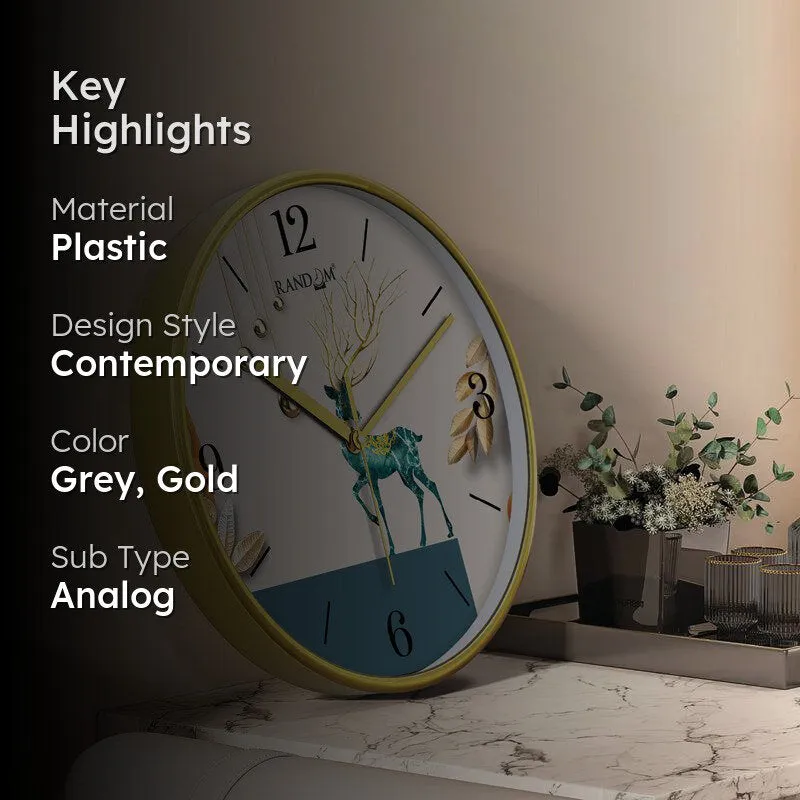 Plazo Analog Wall Clock media 2