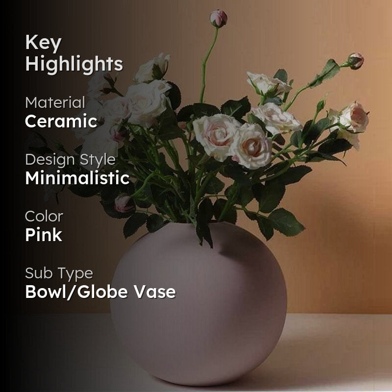 Caim Vase - Pink media 2