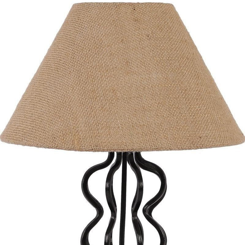 Iggly Wiggly Fabric Table Lamp - Beige media 6