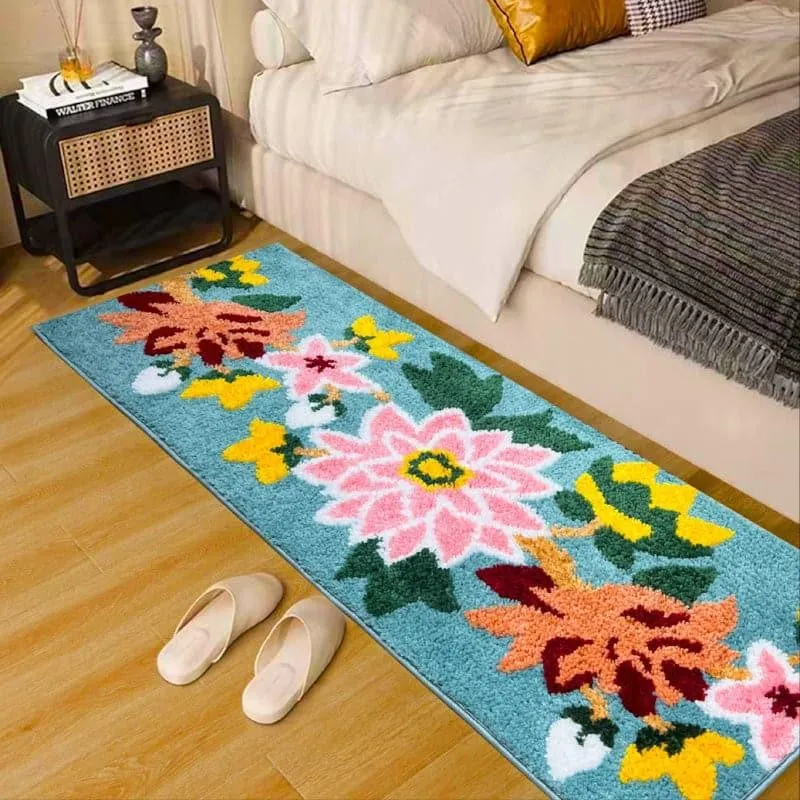 Flora Bloom Micro Fiber Runner Rug media 3