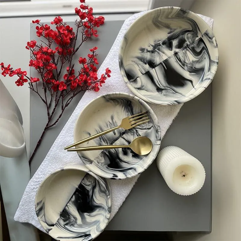 Derine Flat Bowl - Set Of Three media 1