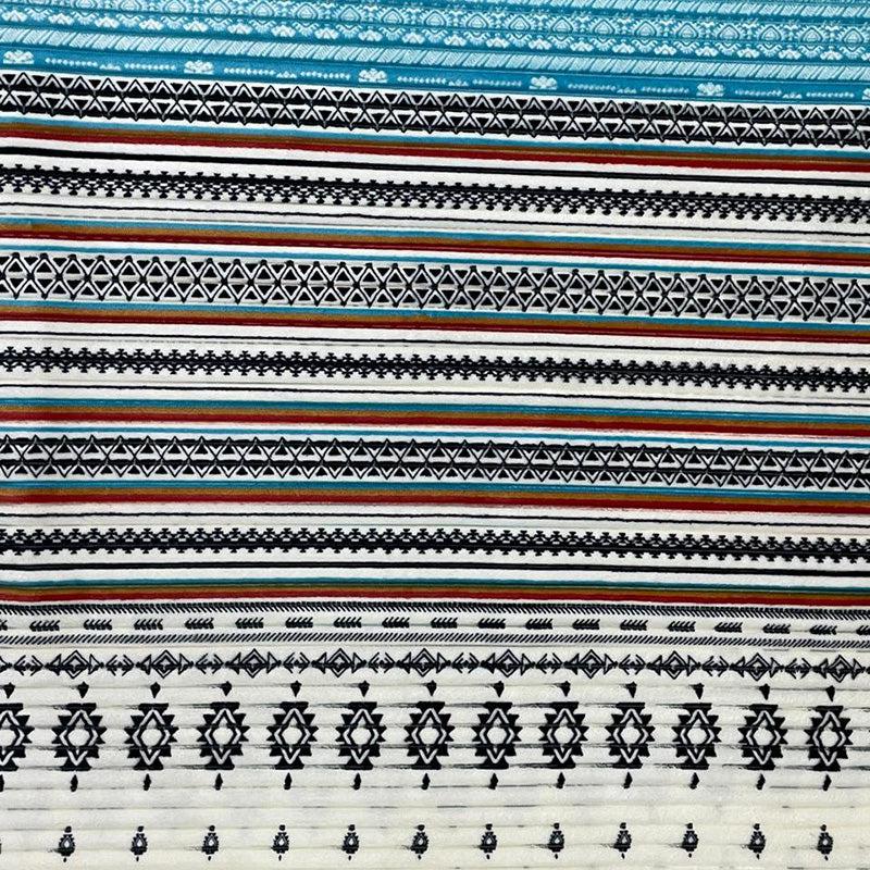 Heraum Ethnic Cotton Flannel Bedsheet - 190 GSM media 4
