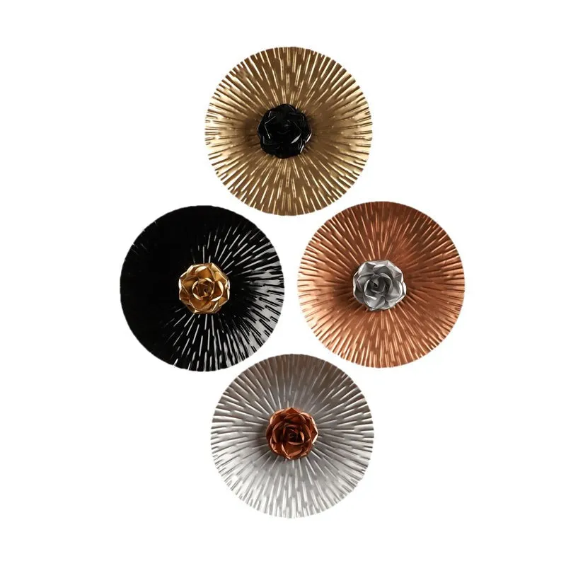 Shia Bloom Iron Wall Accent - Set Of Four media 3