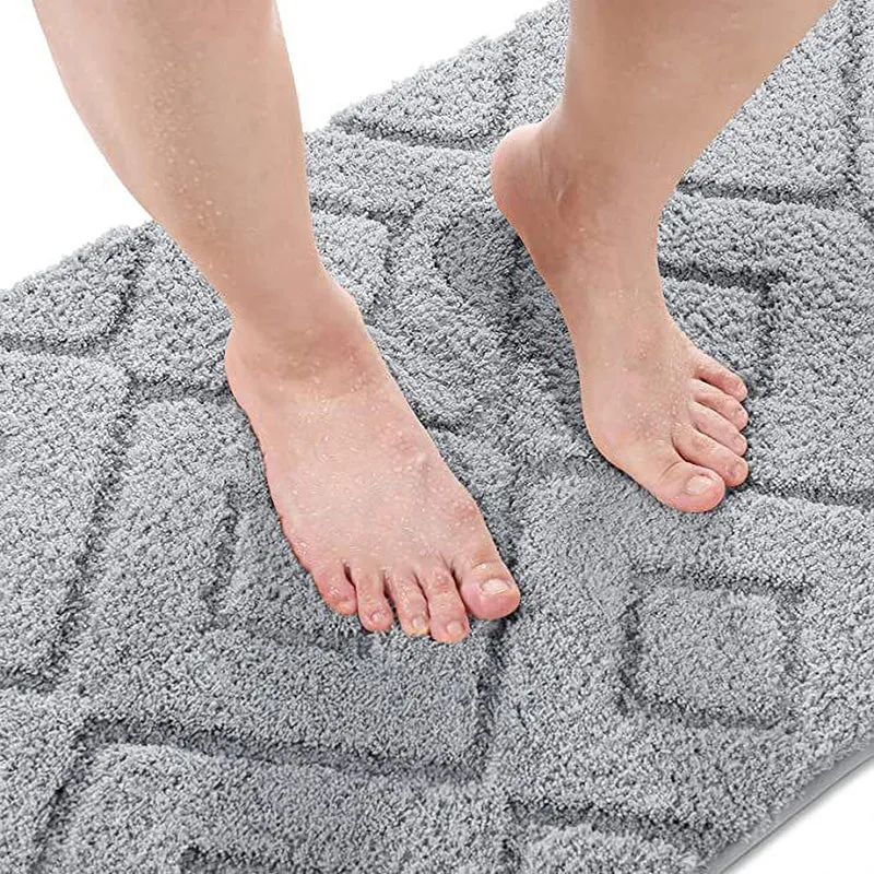 Zella Anti Skid Bath Mat - Grey media 3