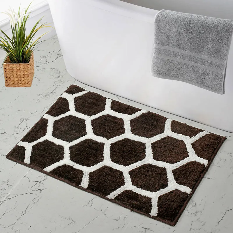 Trevona Cotton Bath Mat - Black media 4