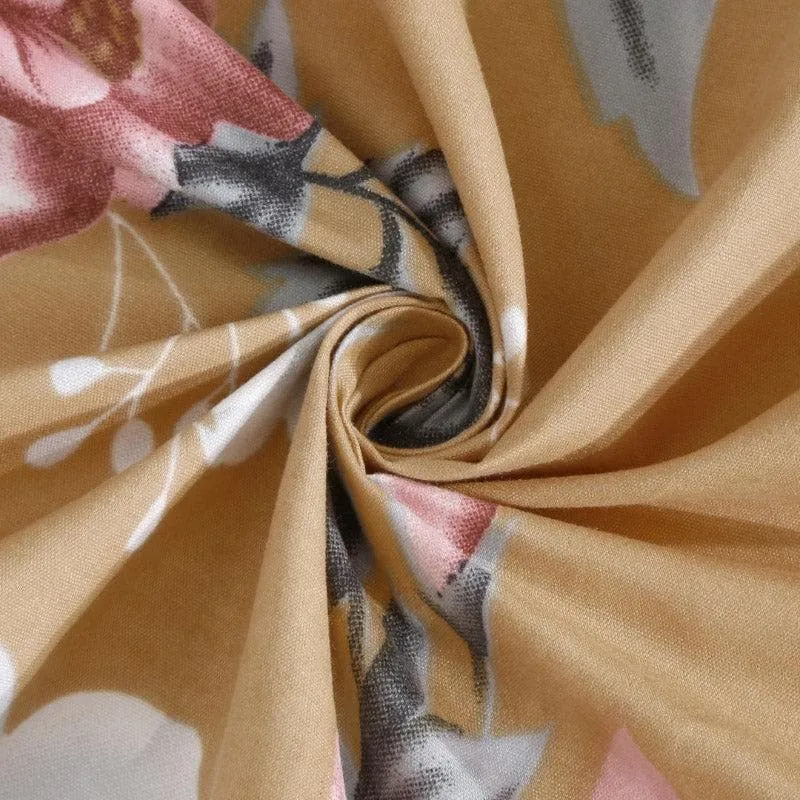 Floral Secret Printed Bedsheet - 150 GSM media 4