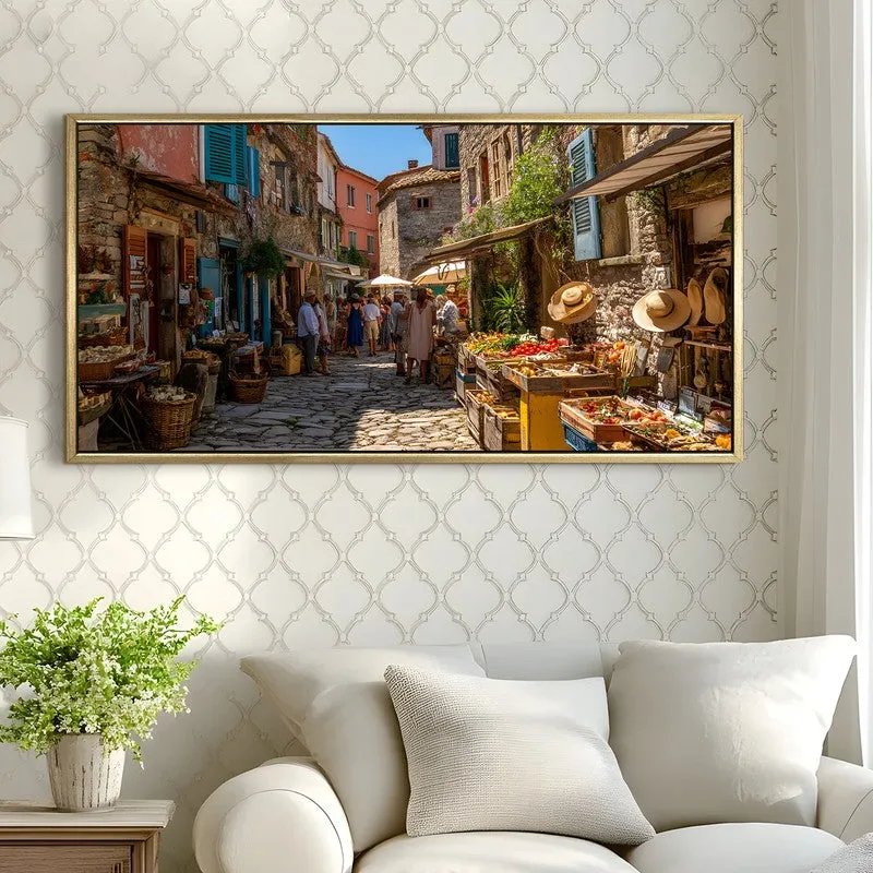 Townbloom Canvas Wall Painting With Frame media 4