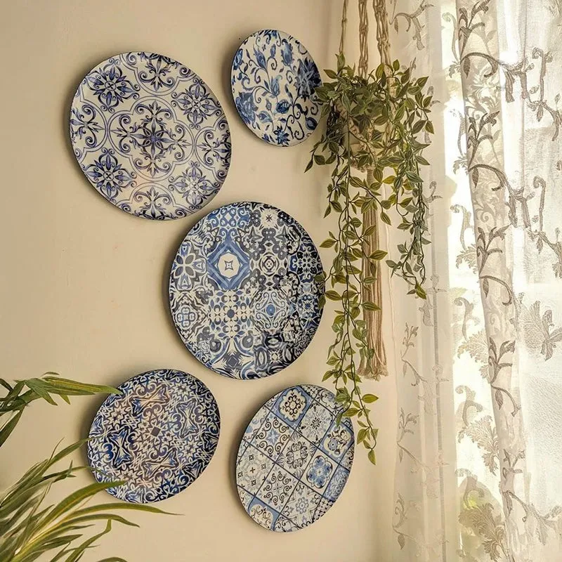 Portugese Charm Wall Plate - Set Of Five media 6