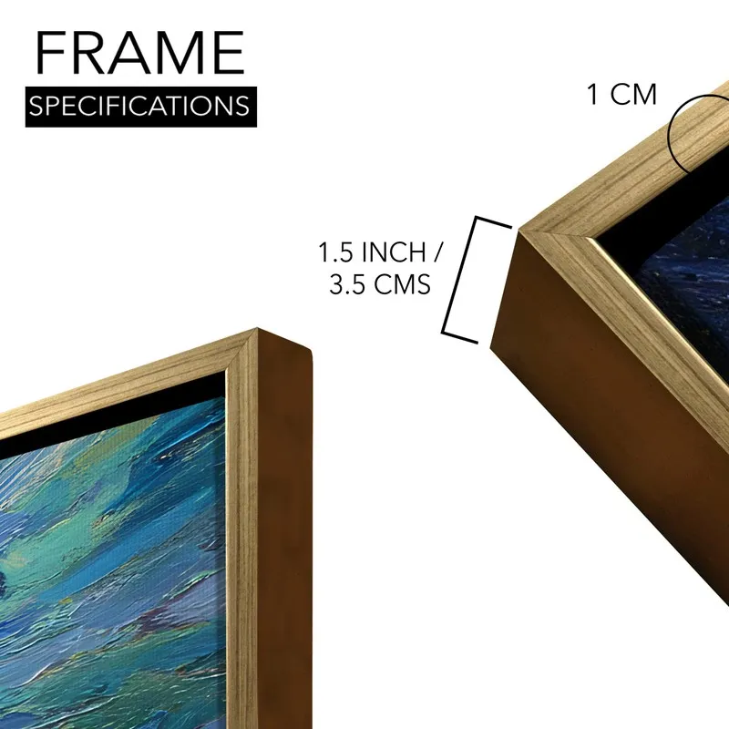 Painted Soul Canvas Wall Painting With Frame media 8