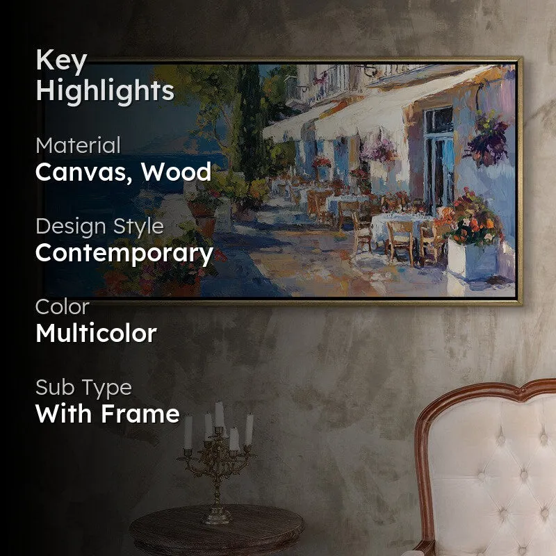 Riviera Light Canvas Wall Painting With Frame media 2