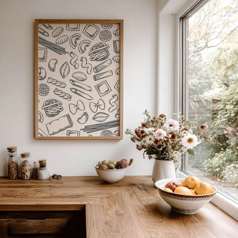 CulinaryDoodle Archival Canvas Wall Art - Brown media 7