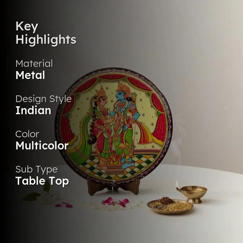 Divine Motif Decorative Wall Plates - Set Of Two media 2