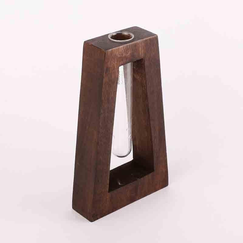 Rhombus Testube Planter - Dark Brown media 7