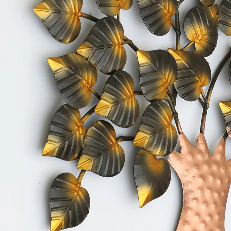 Dusky Leaves Metal Wall Accent media 4