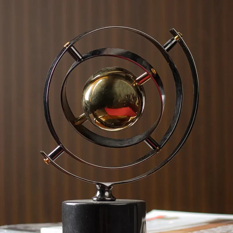 Gyroluxe Metal & Marble Showpiece media 9