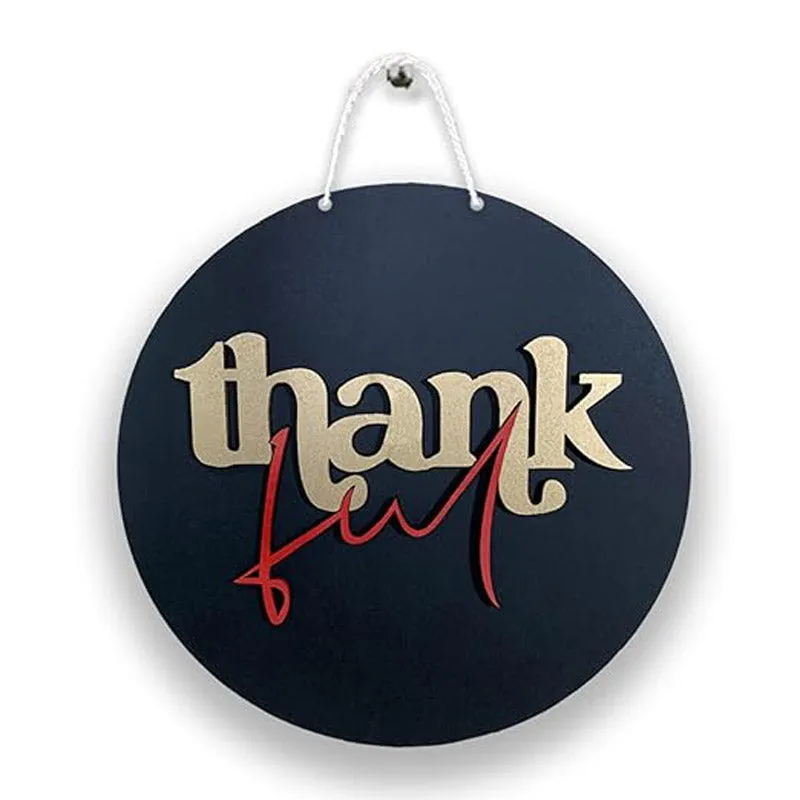 Alora Thankful MDF Wall Accent media 3