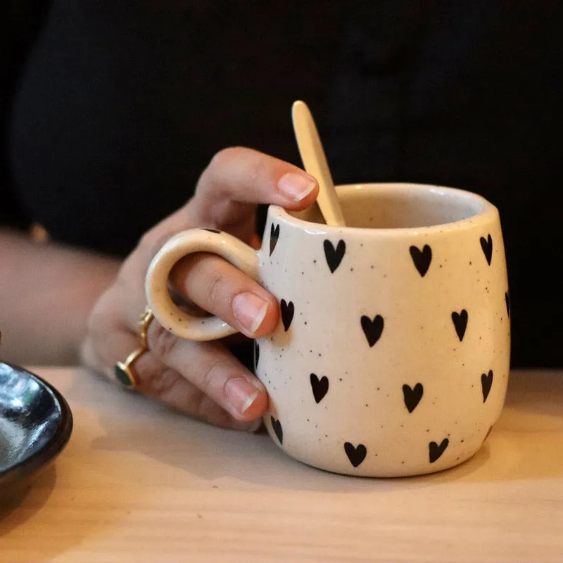Hatchett Ceramic Tea Cup (250 mL Each) - Set of Two media 3