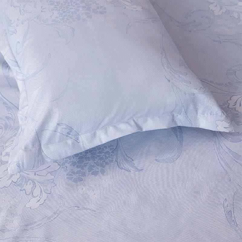 Aaavar Printed Reversible Cotton Bedsheet (Blue,White) - 170 TC media 4