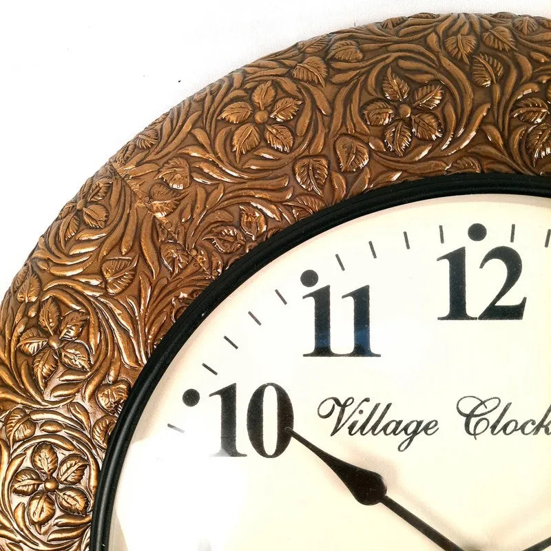 Timeless Harmony Circle Wooden Wall Clock media 8