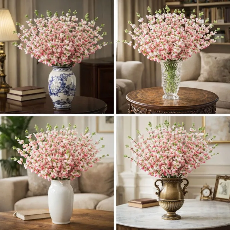 Lysara Artificial Flower (Pink) - Set Of Four media 3