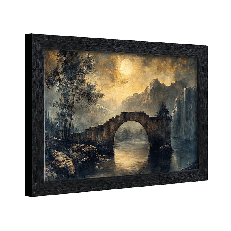 Lonely Bridge Wall Painting media 6