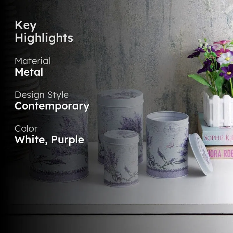 Lavender Mist Storage Box - Set Of Four media 2