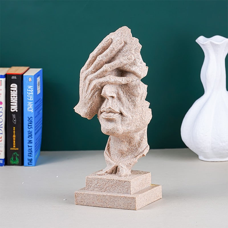 Still Thought Art Figure Showpieces - Beige media 4