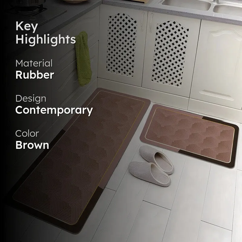 Naturyn Rubber Kitchen Floor Mats - Set of Two media 2