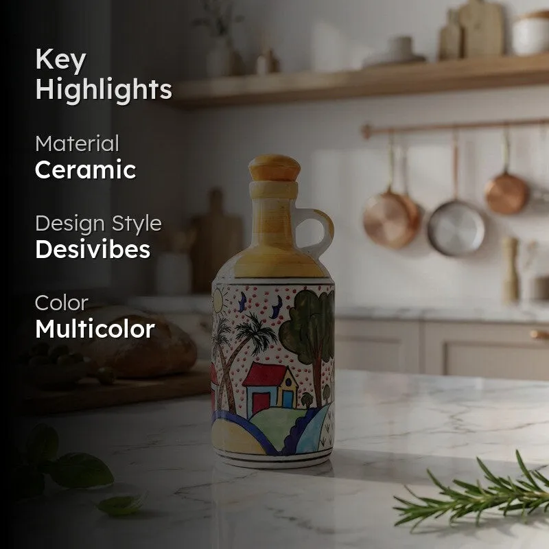 Mediterranean Pour Ceramic Oil Dispenser - 1000 mL media 2