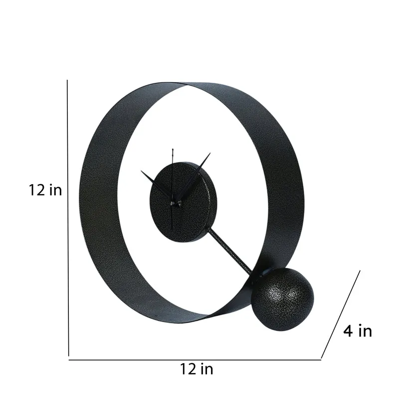 MonoTime Analog Table Clock - Grey media 9