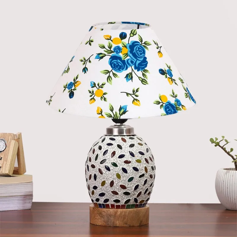 Elyra Fleur Wooden Table Lamp - Multicolor media 4