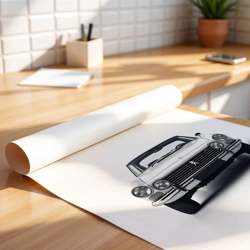 Classic Elegance Wall Poster - White media 4