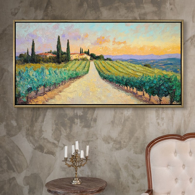 Terranova Canvas Wall Painting With Frame