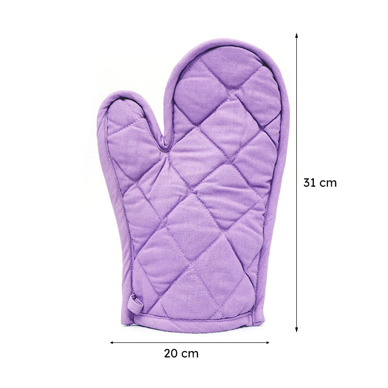 Swayam Garde Kitchen Gloves (Lavender) - Set Of Two media 9