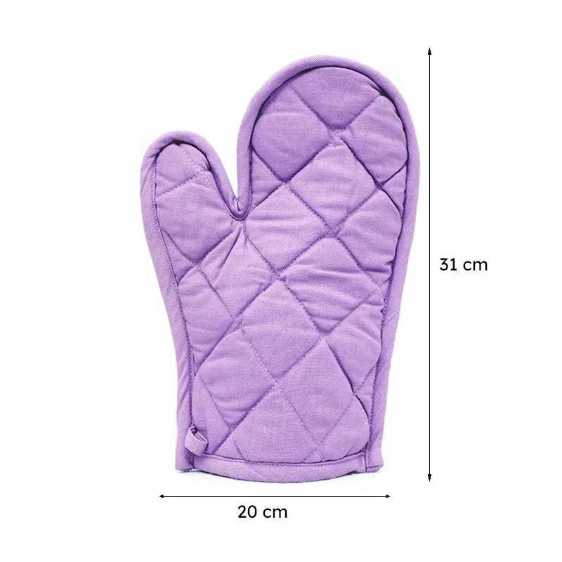 Swayam Garde Kitchen Gloves (Lavender) - Set Of Two media 9