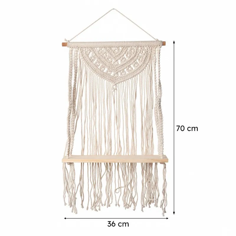 Fable Macrame Wall Shelf media 6