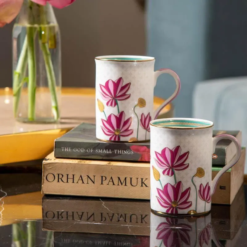 Sarseejh Mug & Tray Set (300 ML) - Set Of Three media 4