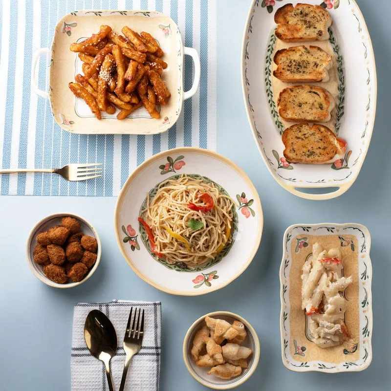 Nocturne Porcelain Snack Set - Six Piece Set media 3