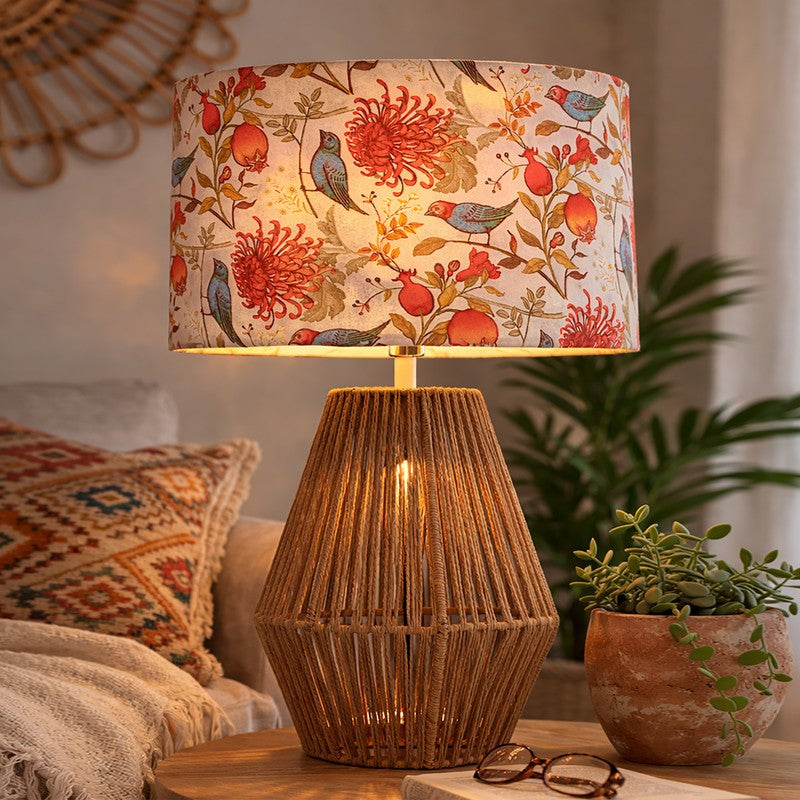 AviaryGlow Metal Table Lamp