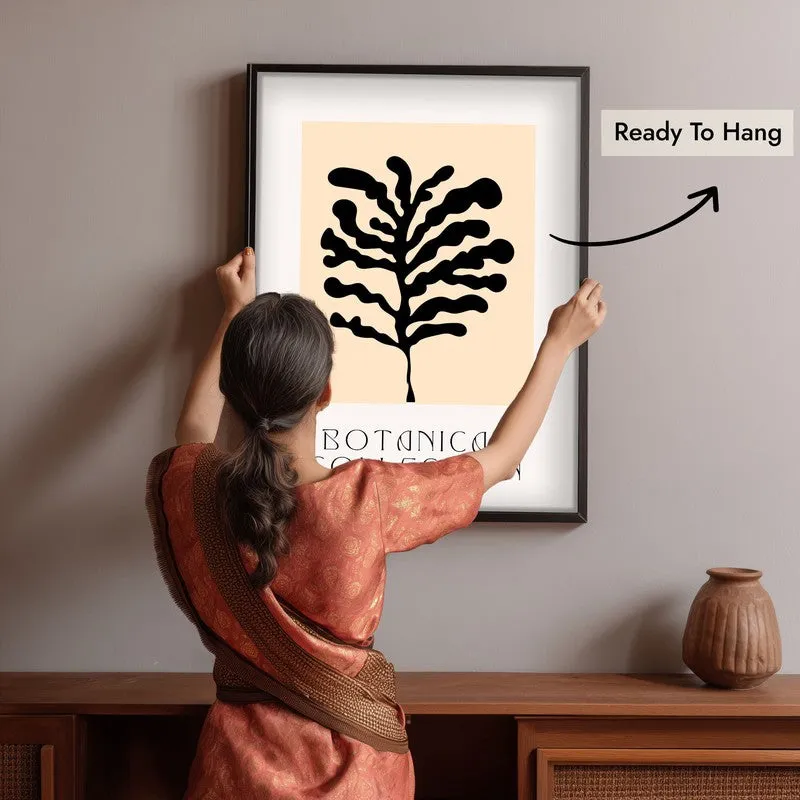 Wild Frond Canvas Wall Painting With Black Frame media 6